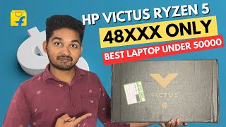 hp victus Ryzen 5 5600H RX 6500M performance  unboxing  Best gaming laptop under 50000 online [upl. by Getter]