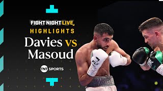 BITTER RIVALS GO TO WAR 🔥🥊  Liam Davies vs Shabaz Masoud  Fight Night Highlights DaviesMasoud [upl. by Aynav320]