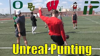 Ultimate College Punter Training Session 💣 [upl. by Gaelan]