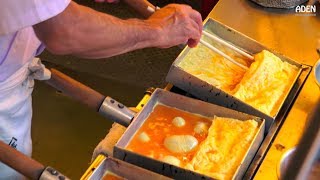 Japan Street Food  Tamagoyaki Japanese Omelette [upl. by Campney]