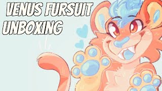 Venus Fursuit Unboxing Suit by Kits Cove [upl. by Maleen146]