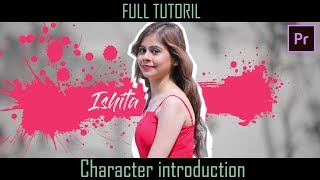 Character introduction  Dolly Freeze Effect  Tutorial  Adobe Premiere Pro CC [upl. by Okika]