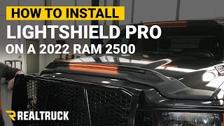 How to Install Husky Liners® Aeroskin® Lightshield™ PRO Hood Protector on a 2020 RAM 2500 [upl. by Abdu326]