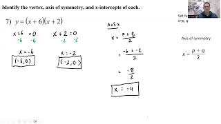 IM2 35 Graph Intercept Form [upl. by Isidor]