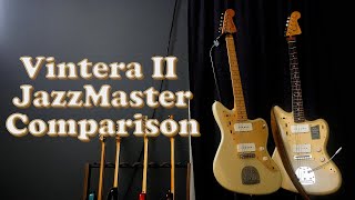 Vintera II JazzMaster Vs 40th Anniversary JazzMaster  Working Class Music [upl. by Naahs]