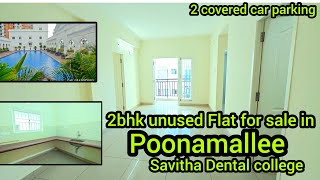 2bhk unused Flat for sale in Poonamallee near Savitha Dental college [upl. by Ellienad]