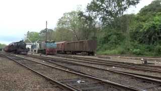 Sri Lanka 2015 quotUdaya Deviquot arrives amp departs Galoya Junction [upl. by Rambort576]