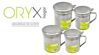 🍽️​ Graseras Aceite Inoxidables para Cocina ORYX ✅​ [upl. by Leasi363]