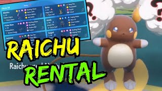 Alolan Raichu Rental Team Pokemon VGC Regulation G 2024 Scarlet and Violet Competitive Wifi Battles [upl. by Schroer]