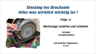 Folge 15  Schärfen und Schleifen  Schaber und Schaberplatten [upl. by Ahsa]