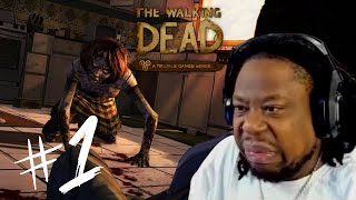 The Walking Dead Season 1 EP 1  Telltale Games AYEJAYGANG PLAYS [upl. by Eadrahs]