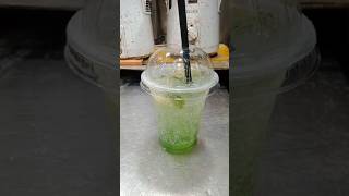 How to make green apple mojito 🍏  summer drink  Foodieasmr7 viralshort ytshort asmr food [upl. by Howland]