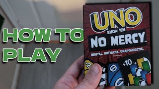 How To Play Uno No Mercy Quick Guide [upl. by Eireva]