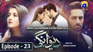 Deewangi  Episode 23  English Subtitles  April 2020  HAR PAL GEO [upl. by Hermon]