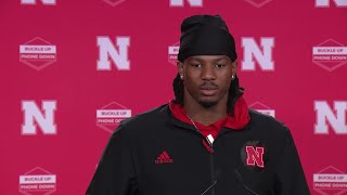 Jahmal Banks on Huskers win [upl. by Ahsikcin884]