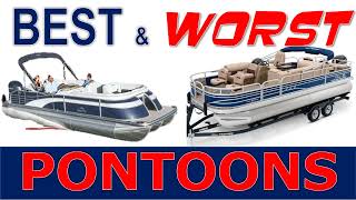 Best and Worst Pontoons After Inspecting 50 Pontoon Boats at the Greenville Boat Show [upl. by Yentroc414]