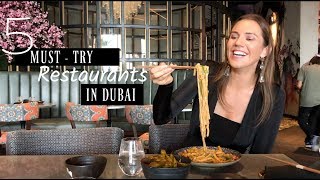 5 MUST  TRY Restaurants in Dubai  The Dubai Guide [upl. by Harriet22]