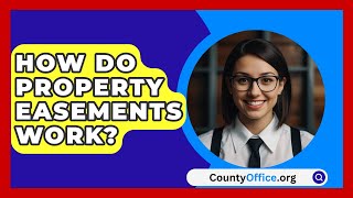 How Do Property Easements Work  CountyOfficeorg [upl. by Ahsilrac]