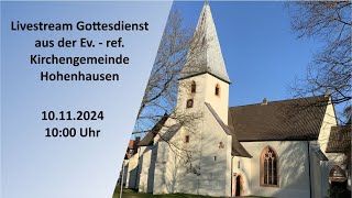 Livestream Gottesdienst vom 10112024 [upl. by Corron895]