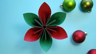 Basteln Weihnachten Weihnachtsdeko basteln mit Papier  Weihnachtsbasteln  DIY Ideen [upl. by Muller]