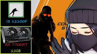 Counter Strike 2  RX 7700 XT  i3 12100F  DDR5 5600 Mhz  1080p [upl. by Blunt]