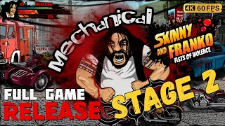 Skinny and Franko Fists of Violence Gameplay Stage 2 [upl. by Terrag]