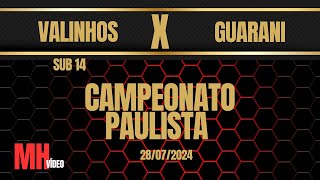 Valinhos x Guarani sub 14 [upl. by Aenil]