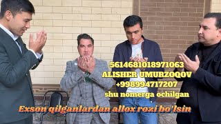 Alisher xofizga uy olamiz inshallah  Xammasini Allox ko’rib turupti🤲 [upl. by Anaitsirk301]