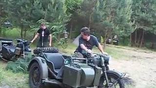 Czołowo Tygrys w akcji 3K750ural dnieprbmwмотоциклы на золото в ведущих [upl. by Anazus]