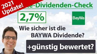 Dividende 24 Jahre nicht gesenkt BayWa Aktienanalyse Wie sicher ist die Dividende Jetzt günstig [upl. by Aurora]