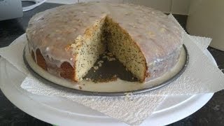 Lemon amp Poppy Seed Cake  First attempt [upl. by Neeneg253]