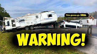 STOP RV Towing Accidents 6 Travel Trailer Mistakes Every RVer Should Know [upl. by Ileak]