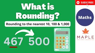 What is Rounding Numbers ► How to Round to the nearest 10 100 1000  Learn Maths [upl. by Mogerly]