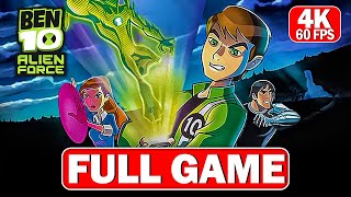 Ben 10 Alien Force Gameplay Walkthrough FULL GAME 4K 60FPS [upl. by Janeczka]