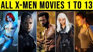 All X MEN movies in chronological order [upl. by Gamin378]