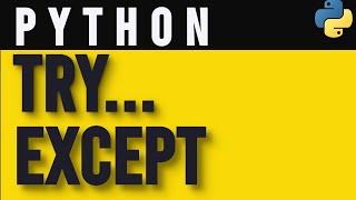 How to Use try and except in Python [upl. by Ibur972]