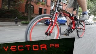 Dahon Vector P8 Folding Bicycle Review Video [upl. by Delanos176]