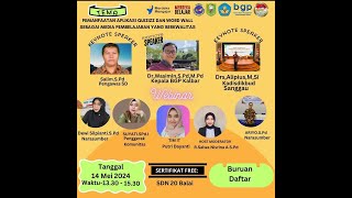 Webinar berbagi praktik baik quotPemanfaatan Aplikasi Quizizz dan Word Wall sebagai media pembelajaran [upl. by Oemac456]