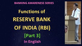 Functions of RBI  Banker to Banks  Lender of Last Resort [upl. by Delija]