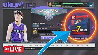 THE RETURN Getting our SEASON 7 SUPERPACK BOX from Unlimited NBA 2k24 Myteam Season 8 Grind [upl. by Madelina]