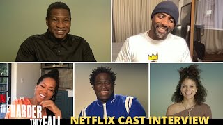 The Harder They Fall Cast Interview [upl. by Couhp]