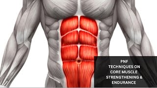 PROPRIOCEPTIVE NEUROMUSCULAR FACILITATION ON CORE MUSCLE STRENGTH AND ENDURANCE [upl. by Novelia]