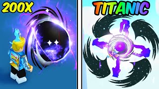 I Opened 200 EXCLUSIVE BLACKHOLE EGGS AND Got TITANIC BLACK HOLE ANGELIUS in Pet Simulator 99 Roblox [upl. by Ashlie]