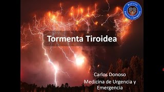 Tormenta Tiroidea MUE FOAMed MUE ChileEM [upl. by Nedmac]