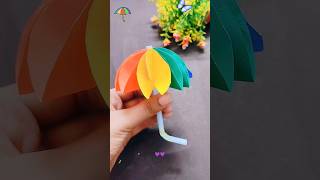 Diy Easy kids umbrella Craft☂️😨shorts viralvideo trending funny story diy craft kids comedy [upl. by Aicella]