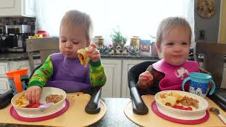 Twins try refried beans [upl. by Saravat]