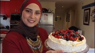 Best Pavlova Recipe طريقه عمل البافلوفاالمارينج [upl. by Anali626]