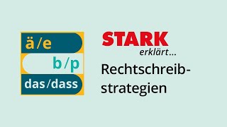 Rechtschreibstrategien  STARK erklärt [upl. by Atinra]