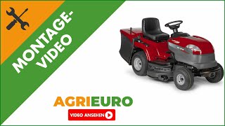 Agrieuro Montagevideo Rasentraktor Castelgarden XDC 160 HD  Hydrostatgetriebe  Fangkorb [upl. by Atte67]