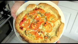 Recept voor een MosselPizza Maak het pizzadeeg zelf variant ZONDER gist  BudgetFoodNL [upl. by Zachery373]